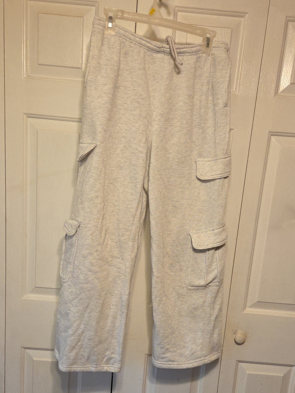 Light Gray Cargo Sweatpants